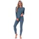 thumbnail image 1 of INSPIRE CHIC Conjuntos de Ropa Interior Térmica para Mujeres Ligera Ultra Suave Camiseta de Manga Larga Conjunto de Leggings Capa Base Térmicos de Invierno Long Johns M Azul, 1 of 5