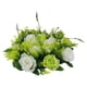 thumbnail image 3 of 35cm Flores De Rosas Artificiales Decorativas DIY Manojo De 14 Para Fiesta Boda Verde Claro, 3 of 5