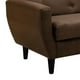 thumbnail image 3 of Sofa Bote 3c Felpa 00 Chocolate, 3 of 6