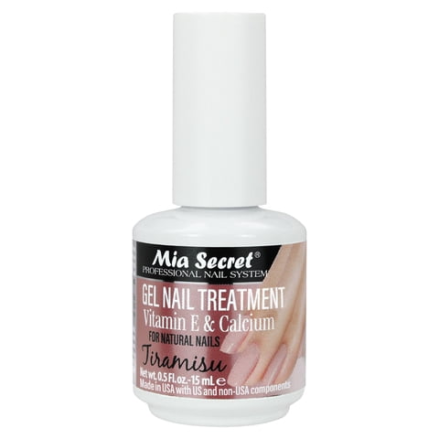 Tratamiento De Uñas En Gel Mia Secret Con Vitamina E Y Calcio 15Ml