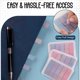 thumbnail image 4 of Pestañas Adhesivas Transparentes Essex Wares 300 piezas – Colores Pastel, 4 of 6