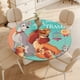 thumbnail image 4 of La dama y el vagabundo-theme Fitted Round Tablecloths Elastic Edged Table Covers Waterproof Table Cloth for Kitchen Holiday Party Tables Decor 120cm, 4 of 6