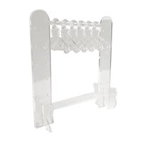 Magideal - Soporte Para Pendientes, Soporte Para Pendientes, Organizador Colgante, Acrílico Transparente, Mini Colgador Para , Estante De Joyería, Vitrina,