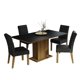 thumbnail image 2 of Juego de Comedor Madesa Cindy con 4 Sillas Marrón/Negro/Oxford, 2 of 10
