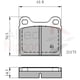 thumbnail image 3 of Pastillas Freno para auto Volvo S90 1997-1998 Delantero, 3 of 5