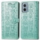 thumbnail image 3 of Funda Cartera FOXDOCK para Motorola Moto E15 , Flip PU con Relieve de Gatos y Perros, Tarjetero y Soporte, 3 of 6