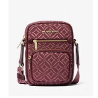 Cartera Desconocida Michael Kors Womens Jet Set Medium Metallic Logo Jacquard Crossbody Bag 35F4Gttc2J-Oxbl