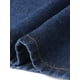 thumbnail image 5 of Vestido Pichi de Mezclilla para Mujer Talla Grande de Agnes Orinda, Cuello en V, Sin Mangas, Abotonado, Casual, con Bolsillos, 1X Azul Oscuro, 5 of 6