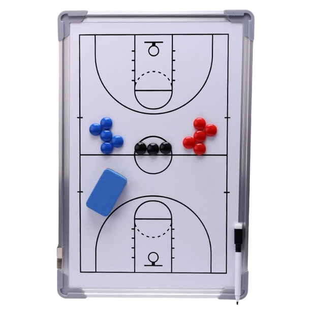 Portapapeles táctico de estrategia de baloncesto, tablero táctico de aleación de aluminio reescribible para juego de fútbol, tablero de práctica de ár