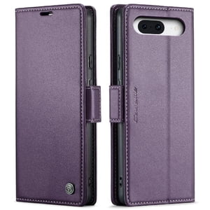 Caseme Tipo Cartera Google Pixel 8A Con Cierre Magnético, Rfid, Tarjetero, Soporte, Carga Inalámbrica
