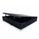 thumbnail image 1 of Base Cama Baúl 2 Plazas FELPA Negro Lore | Diseño Premium + Gran Almacenaje, 1 of 3