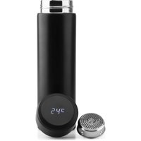 Concepts Life - Termo Botella Con Sensor De Temperatura Negro