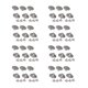 thumbnail image 1 of 48 Set Jeans Botones Brillantes Martillo En Plata De 20 Mm Para Hombres, Mujeres, 1 of 5
