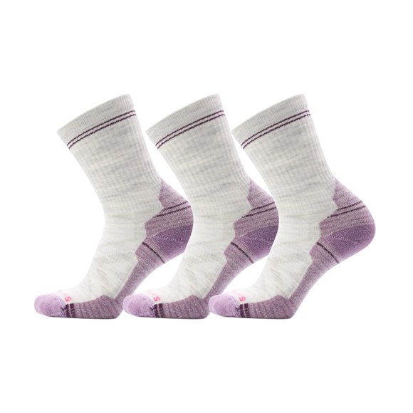Calcetines Smartwool Hike Light Cushion Crew – Pack de 3 pares (Talla L)