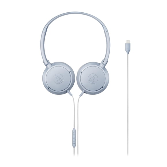 Auriculares Audio-Technica ATH-S120C-GY USB-C con cable gris