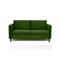 Barra Design - Sofá Mila 3C Felpa Verde