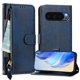 thumbnail image 1 of Funda Billetera Cremallera para Google Pixel 10 5G con Porta Tarjetas, Soporte y Correa Azul, 1 of 5