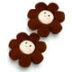 thumbnail image 1 of Set De 2 Cojines Decorativo Flor Kawaii 25cm Cafe, 1 of 4