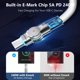 thumbnail image 3 of Cable USB-C PINGXIN 240 W 2 m (2 unidades) Naranja y Blanco, 3 of 7