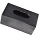 thumbnail image 2 of caja de almacenamiento de papel de seda de madera caja de la servilleta del coche cubierta negro rectángulo, 2 of 3