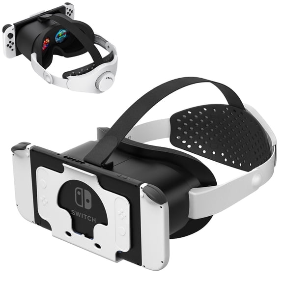 Auriculares VR AARONMEI para Nintendo Switch y Switch OLED Negro