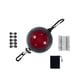 thumbnail image 1 of Tendedero Para Acampar, Línea De Secado De Ropa Antideslizante Para Patio Trasero, Camping, Exterior, Rojo, 8m Con Bolsa, 1 of 5