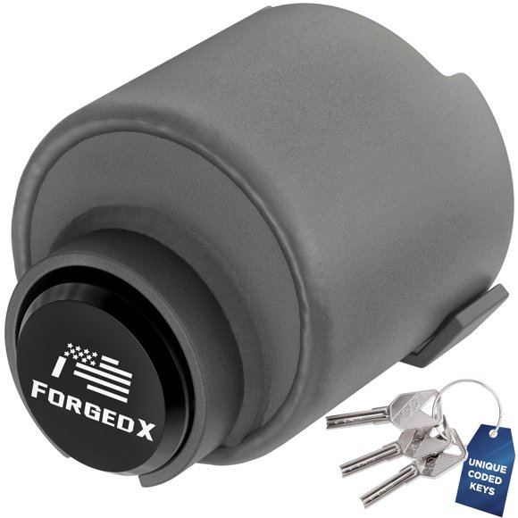 Candado FORGEDX de 5 cm para acopladores de 2 5/16" negro