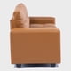 thumbnail image 4 of Sofá 3 cuerpos + 2 Pouf Lucca PU Camel, 4 of 7
