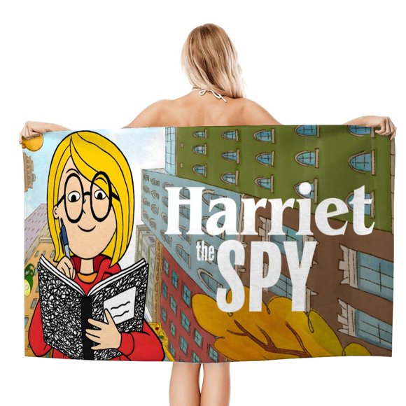 Harriet la Espía Toalla de playa de secado rápido con diseño temático, regalo para mujeres y niñas, ideal para cumpleaños, fans, amantes de la música, uso en la playa o al aire libre, 78 × 180 cm
