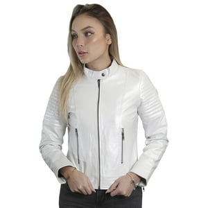 Todopiel - Chaqueta Cuero Chg55 Blanco