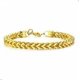 thumbnail image 1 of Pulsera de Acero Gold Inoxidable Tejido Hombre Moda 2020, 1 of 3