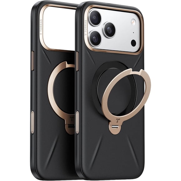 TORRAS Ostand Q3 Vegan Leather Case para iPhone 18 Pro Max