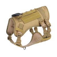 Magideal - Arnés Para Perros Con Asa De Fácil Control, Chaleco De Servicio Para Mascotas, Arnés Antitirones Para Perros De Razas , Para Viajes Al Aire Amarillo L