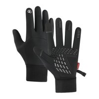 Ioensy - Guantes Cálidos De Invierno Guantes De Esquí Para Actividades Al Aire Libre Snowboard Trabajo Xl Negro