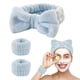 thumbnail image 1 of Diadema de spa para lavarse la cara y correa de muñeca a juego, diadema difusa para el cuidado de la piel para adolescentes y niñas, diadema suave para maquillaje facial para niños, 1 of 5