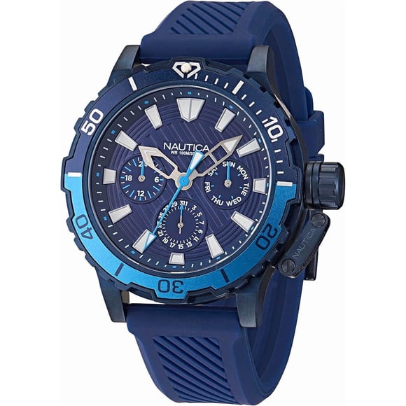 Reloj Digital Nautica Glenrock Lagoon Blue Hombre