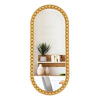 Genérico - Espejo Decorativo Pared Glamour Marco Burbujas Ovalado Jhn