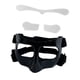 thumbnail image 1 of Máscara de baloncesto, protector facial para nariz rota, con acolchado, máscara facial, protector de nariz, máscara para entrenamiento de fútbol, boxe Pegatina transparente negra., 1 of 5