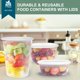 thumbnail image 4 of Contenedores de almacenamiento de alimentos vivigu Deli, 48 juegos, 240, 480, 960 ml, 4 of 7