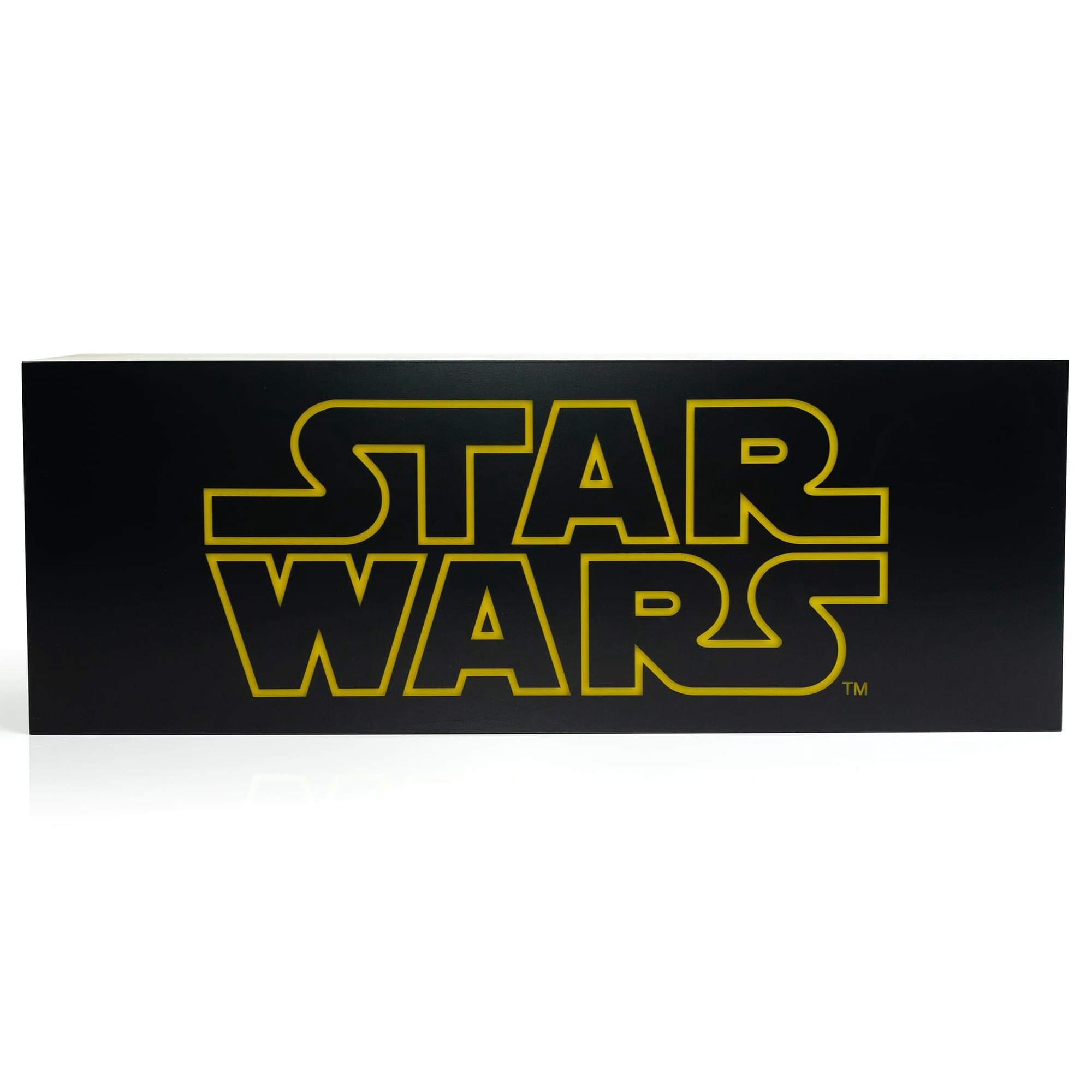 Light Box Con El Logotipo Oficial De Star Wars, 43 Cm, Led Usb, Luz Ambiental