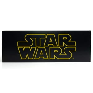 Light Box Con El Logotipo Oficial De Star Wars, 43 Cm, Led Usb, Luz Ambiental
