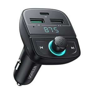 Ugreen - Transmisor De Audio Fm Bluetooth 5.0 Automóvil Cd229