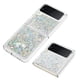 thumbnail image 3 of Funda Para Sansung Galaxy Z Flip 4 Con Brillo Líquido, Protección Completa Y Soporte De Anillo Giratorio, 3 of 4
