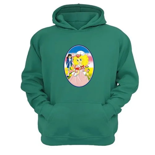 Polerón Canguro Candy Verde Aguamarina Talla S Unisex