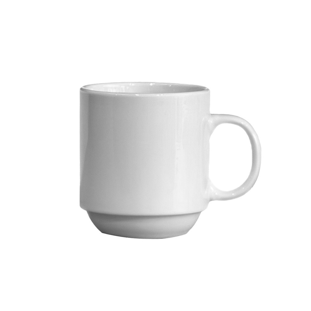 Imahe - Set De 6 Mug Apilable Porcelana 350Ml Tower