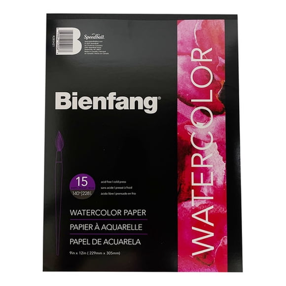 Block Bienfang Para Acuarelas 228gr Blanco
