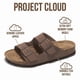 thumbnail image 2 of Sandalias Planas para Mujer Project Cloud Venita Tan de Cuero Genuino, 2 of 6
