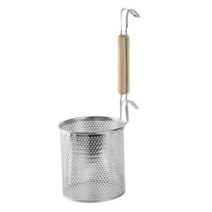 Genérico - Colador De Fideos Para Pasta De Cocina, Acero Inoxidable, Cesta De Freír 12 Cm