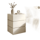 thumbnail image 1 of Velador Vanguardia 3 cajones melamina mate 45x70x34cm blanco, 1 of 3