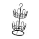 thumbnail image 4 of Zapatero Giratorio Multiusos Para Lavadero, Hogar, Balcones Al Aire Libre, Negro, 2 Niveles, 4 of 5